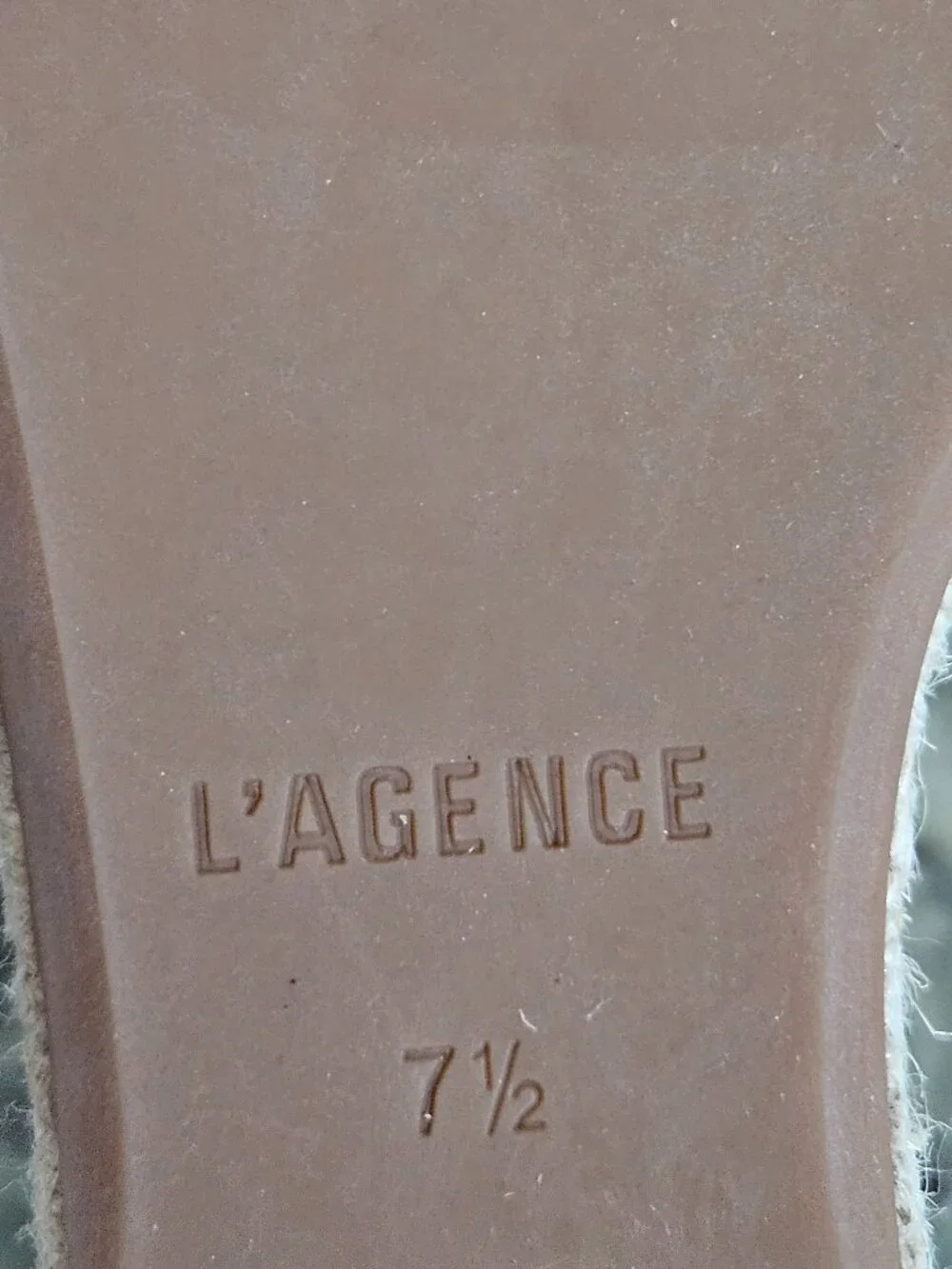 L'AGENCE Avice Green Suede Espadrille Wedge Platform Sandal 7.5